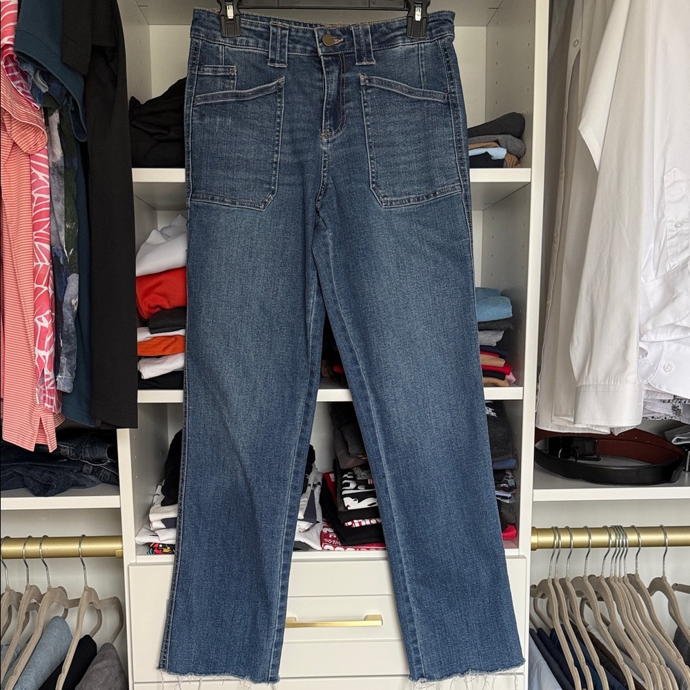 Oat New York Classic Blue Straight Leg Jeans